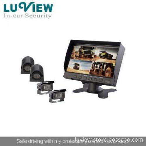 backup camera system with night vision camera for truck